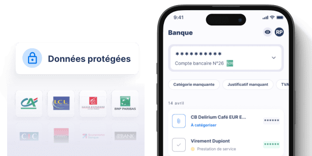 Données bancaires sécurisées