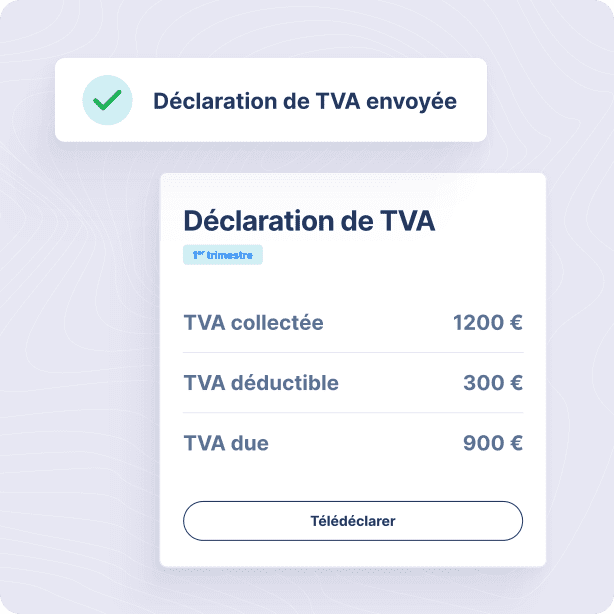 Comptabilité automatique jusqu'à la déclaration de TVA