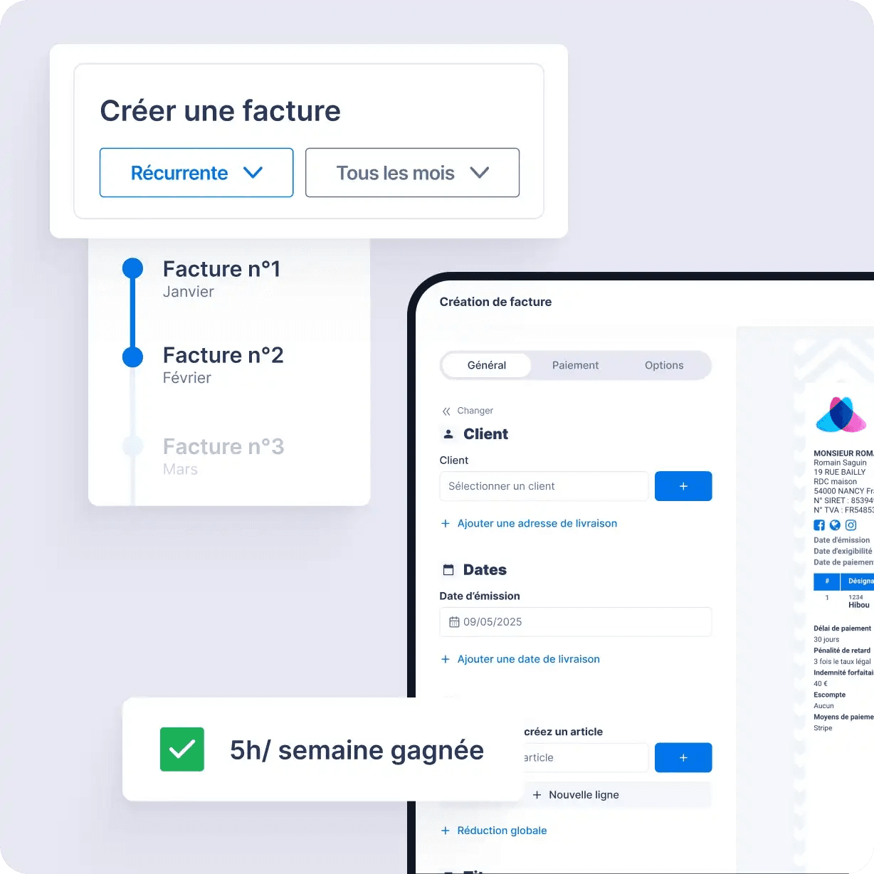 Automatisation de la facturation avec la récurrence