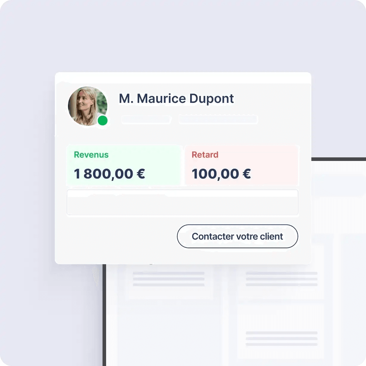 Suivi des paiements ou des retards de paiement depuis un projet