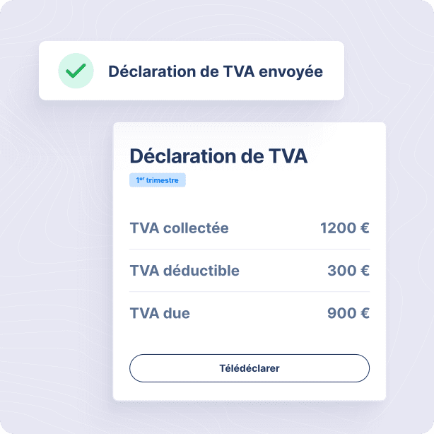 Comptabilité automatique jusqu'à la déclaration de TVA