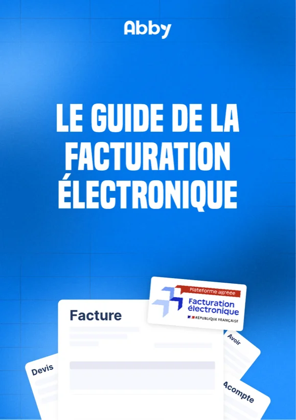 Couverture du guide de la facturation électronique 2026-2027 par Abby