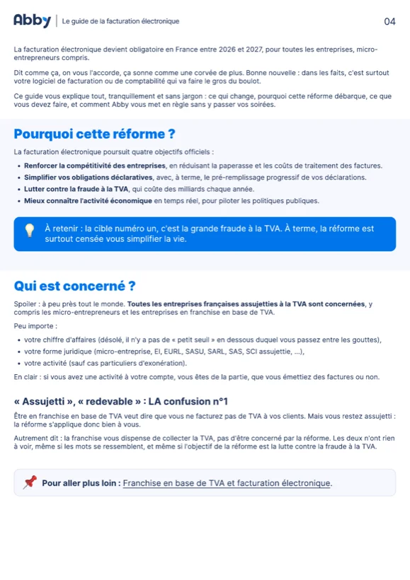 Guide de la facturation électronique : pourquoi cette réforme et qui est concerné
