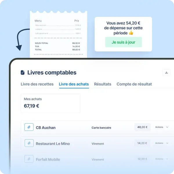 Centralisation des achats et ajout automatique au registre