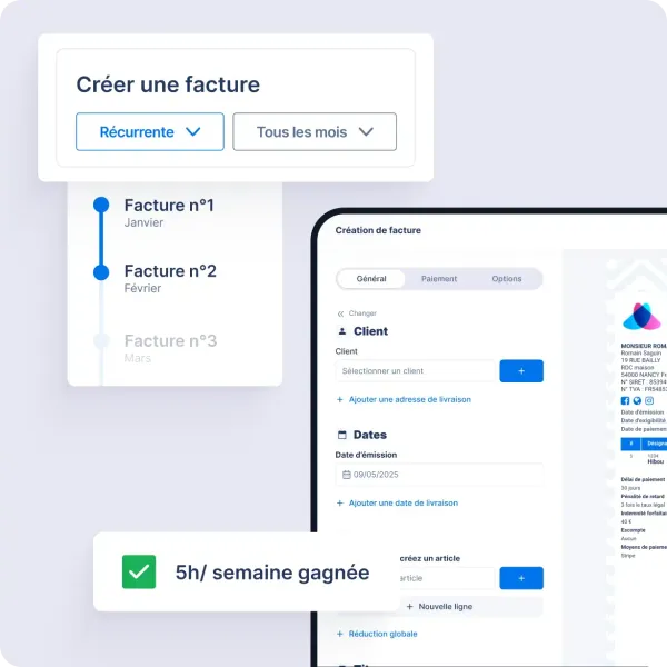 Automatisation de la facturation avec la récurrence