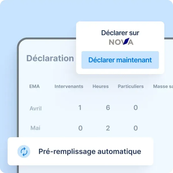 Déclaration NOVA automatisée avec Abby