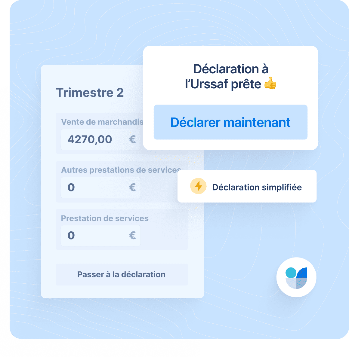 Vos déclarations Urssaf et TVA en deux clics