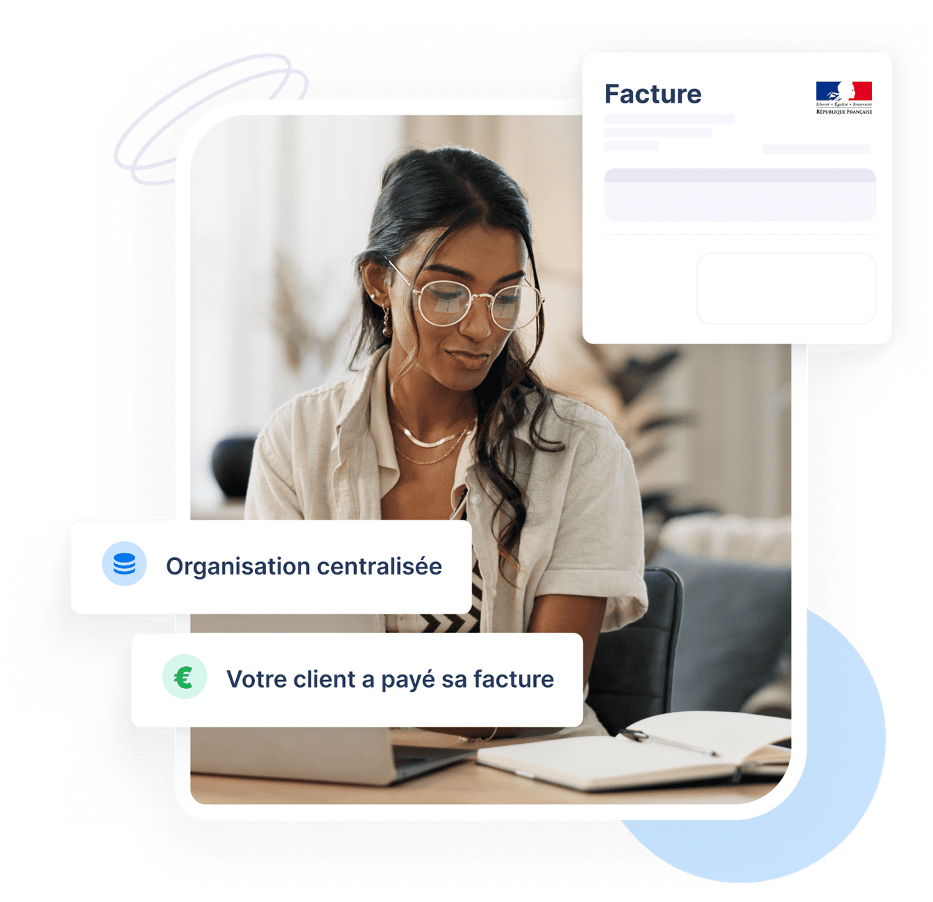 Le logiciel de <span class='text-primary shine-effect'>facturation</span> conçu pour les freelances