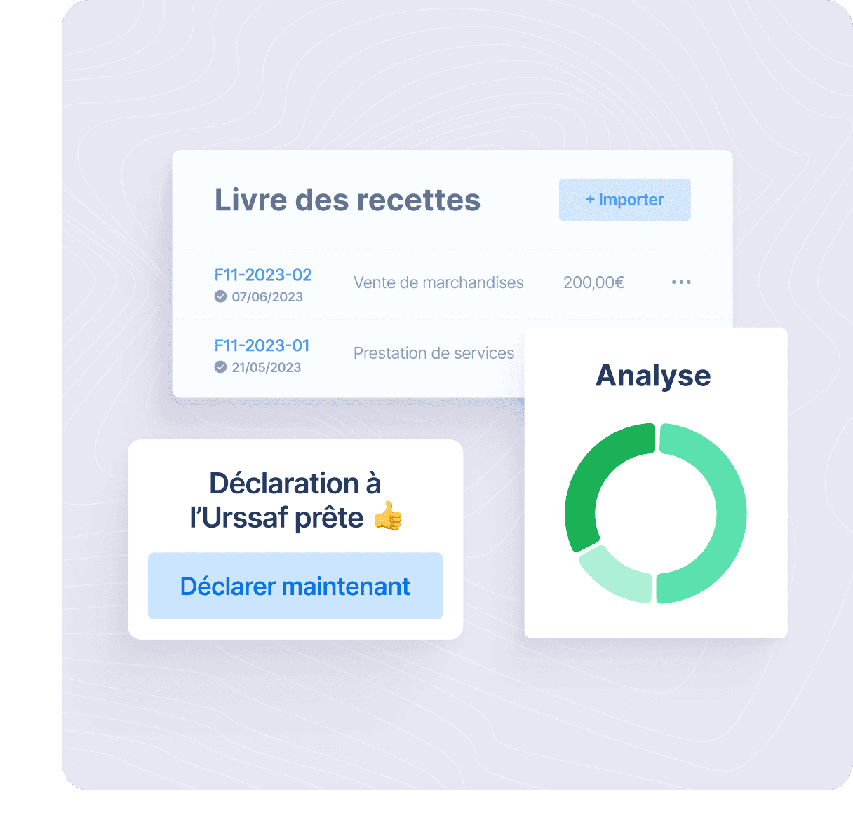 La comptabilité gratuite pour tous les <span class='text-primary shine-effect'>indépendants</span>