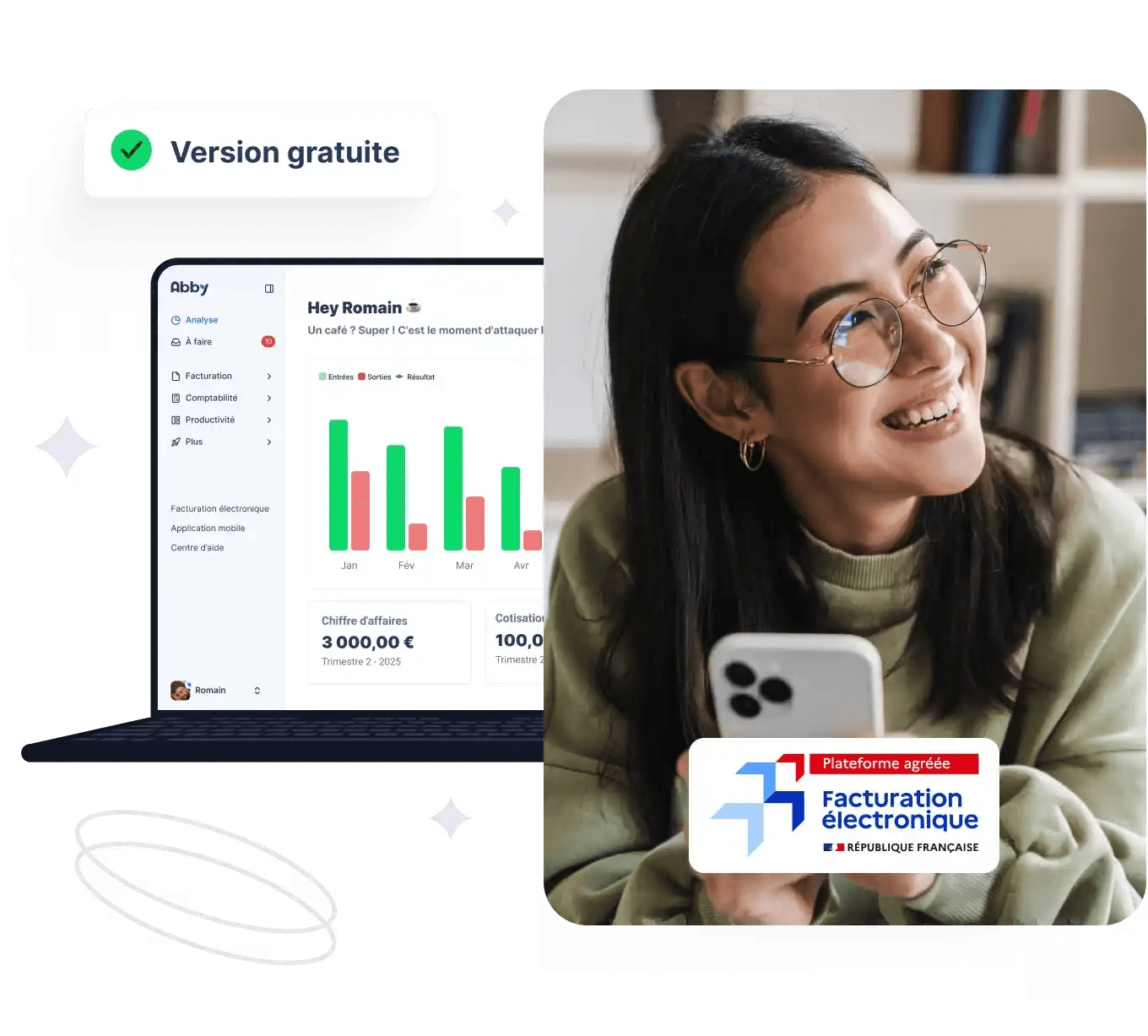 Le logiciel gratuit de gestion n°1 des indépendants