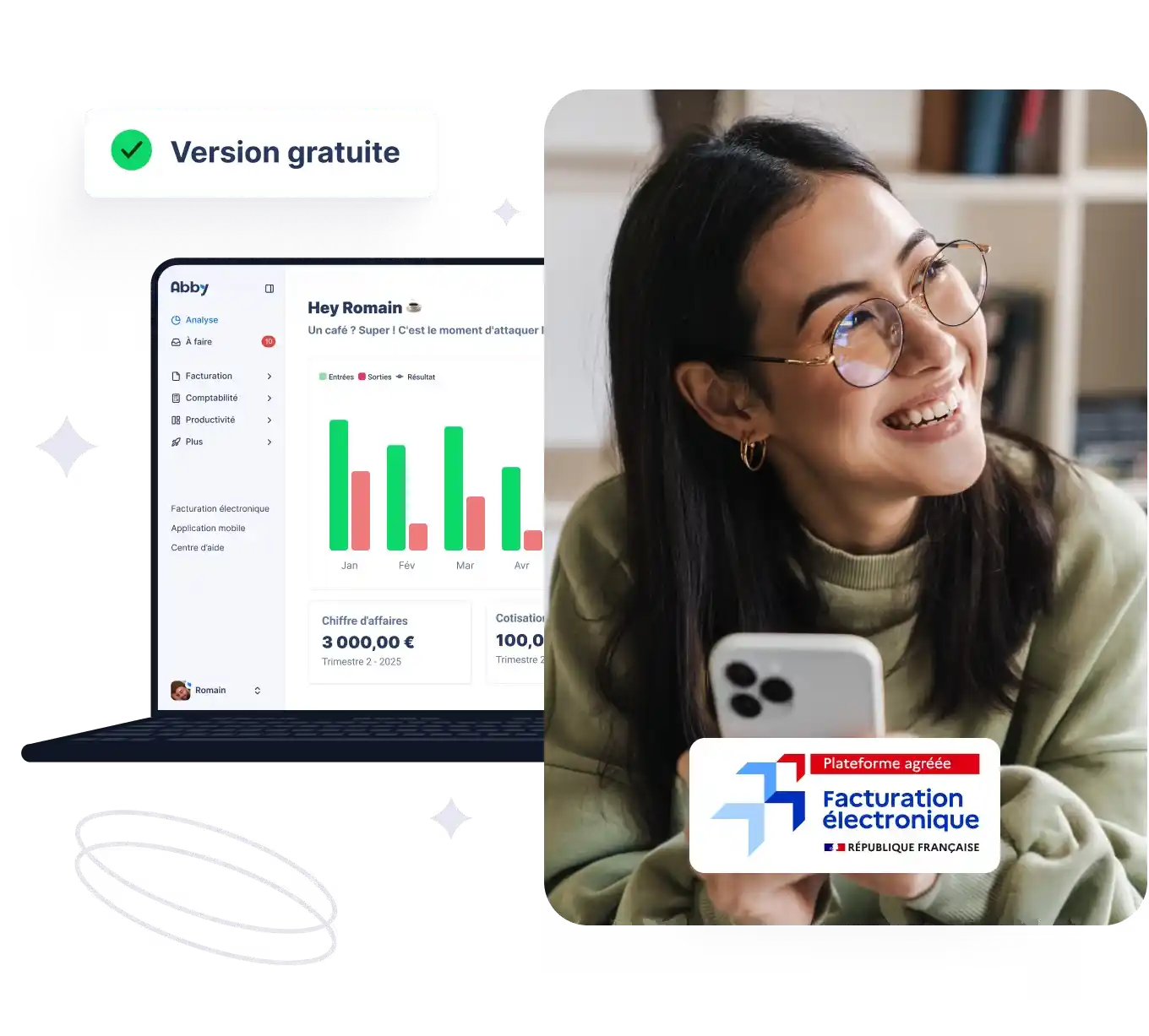 Le logiciel gratuit de gestion n°1 des indépendants