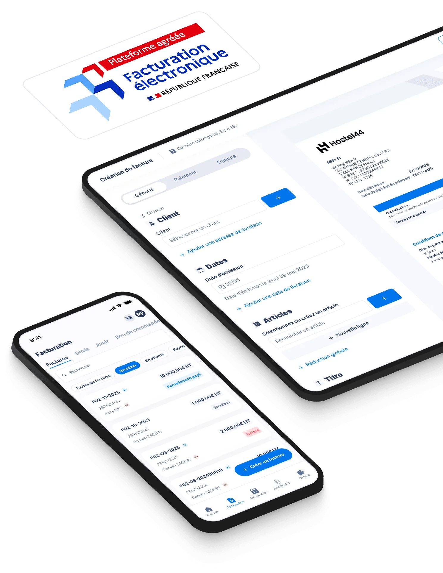 Le logiciel gratuit de gestion n°1 des indépendants