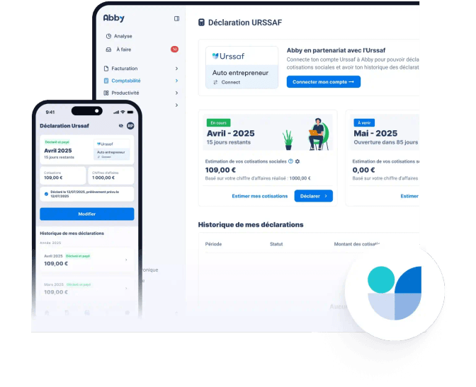 Déclarations <span class='text-primary shine-effect'>URSSAF & TVA</span> sans stress pour auto-entrepreneurs