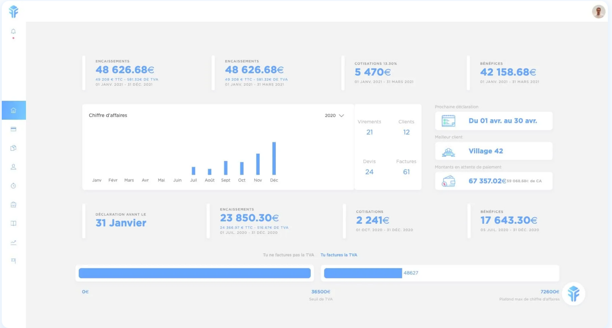 Freebe.me : logiciel de comptabilité