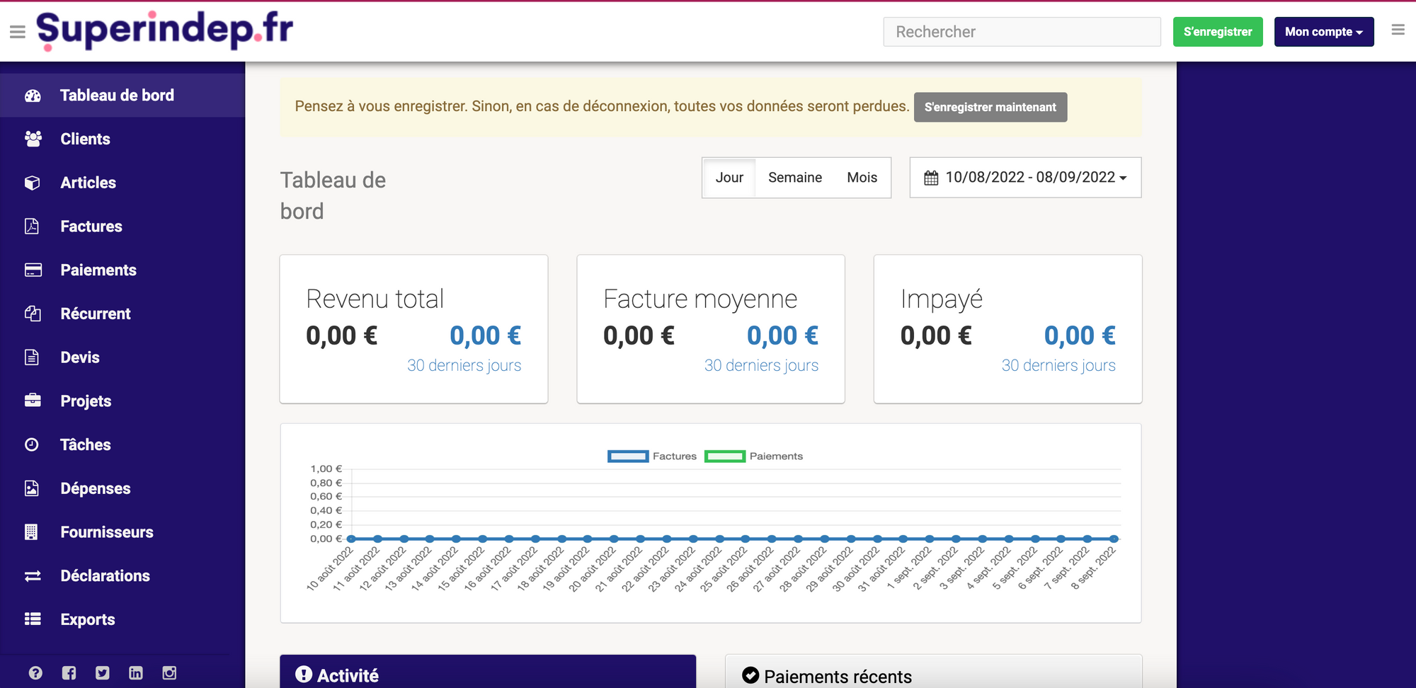 Superindep.fr: Logiciel de comptabilité